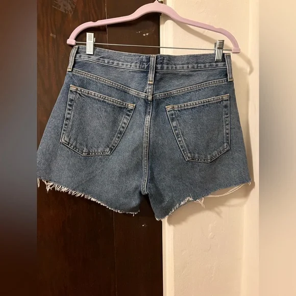 AGOLDE Parker long shorts skywave blue size 28 - Picture 6 of 6